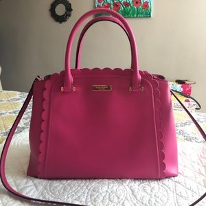 KATE SPADE LINZI MAPLE COURT SCALLOPED BAG